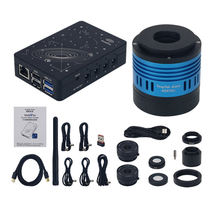 ToupTek TPSV StellaVita Astronomical Box Smart Controller + AE676C Multi-purpose IMX676 Color Camera