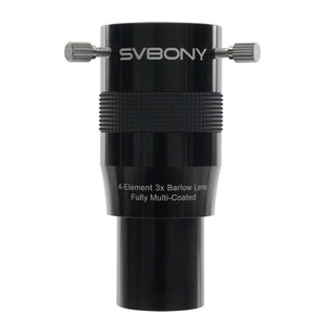 SVBONY SV216 3X 4-Element Fully Multi-coated Barlow Lens with 1.25-Inch Interface for Astronomical Telescope