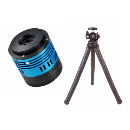 ToupTek AE676C Multi-purpose Astronomy Camera IMX676C with 2KG Load Octopus Flexible Tripod for Deep Sky Photography