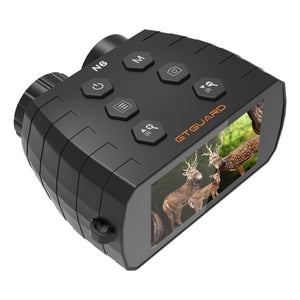 GTGUARD N6 High Definition 2.95-Inch TFT Screen 5X Digital Zoom Night Vision Binocular with 7-Levels IR Adjustment