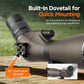 SVBONY SV29 25-75X 80MM Monocular Spotting Scope with Tripod Adapter for Outdoor Bird Watching