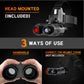 TeSeek NV8000 3D Night Vision Goggles 4K Video 8X Digital Zoom 850nm Infrared Dual Screen Head Mounted