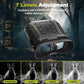 TeSeek NV3280 4K Full-Color Night Vision Binoculars 10X Optical Zoom 8X Digital Zoom 850nm IR 4000mAh