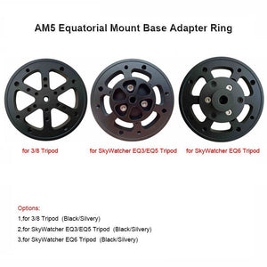 TeSeek AM5 Equatorial Mount Base Adapter Ring High Quality Astronomical Accessory Support for SkyWatcher Tripod