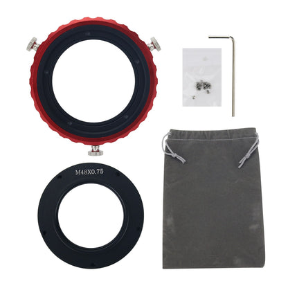 TeSeek M42/M48/M54 CAA 360-Degree Camera Angle Adjuster Camera Angle Rotator for Astronomical Telescope Photography