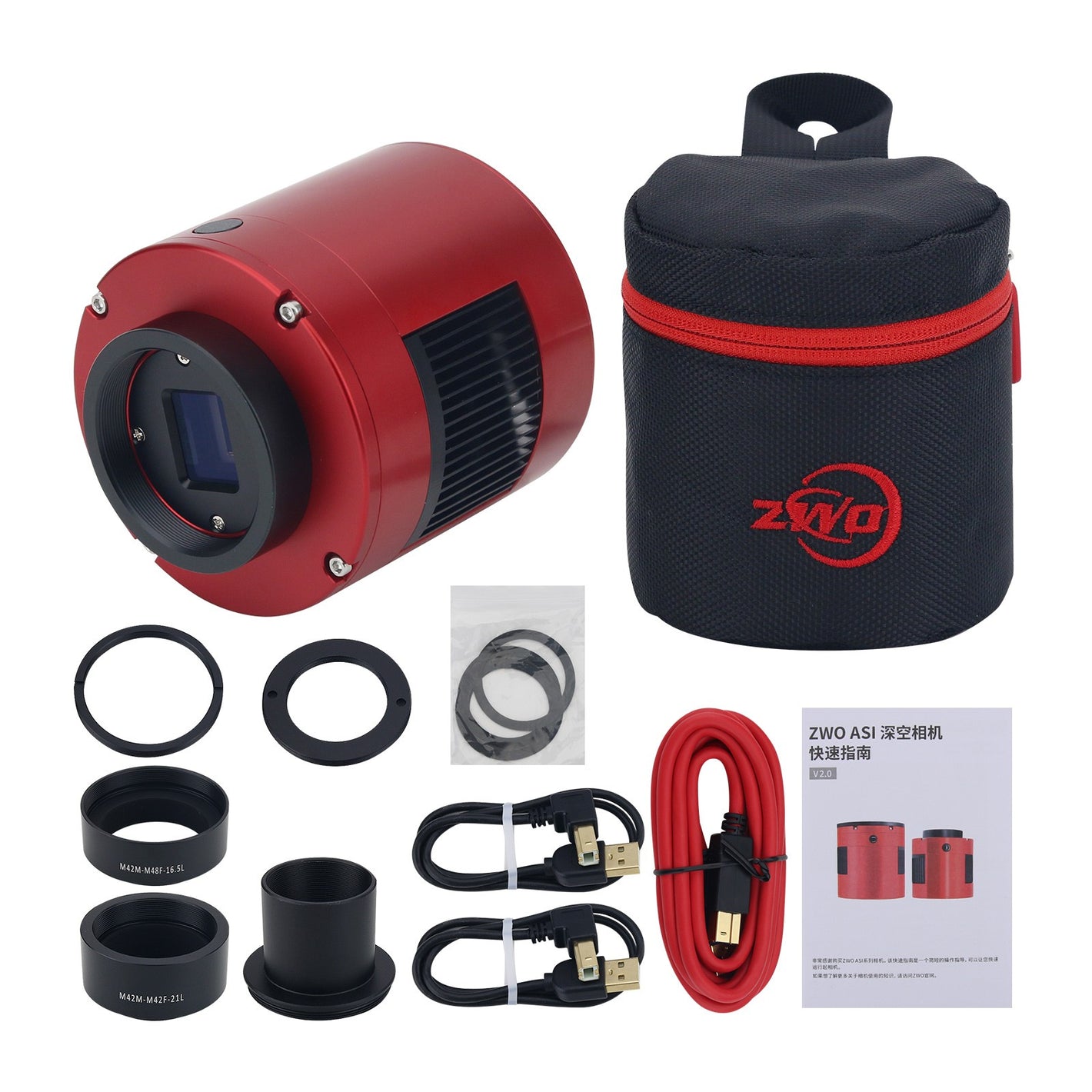 ZWO ASI585MM Pro Mono Camera Deep Space Cooled Astronomical Camera 4K High Resolution Photography
