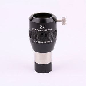 TeSeek 1.25” Barlow Lens Super Color Correction 2X Focal Extender 4-Piece Structure High Quality Astronomical Accessory