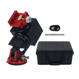 TeSeek Mini Dual-axis 14 Harmonic Equatorial Mount 10KG Load Capacity with Metal Shell and Electromagnetic Brake