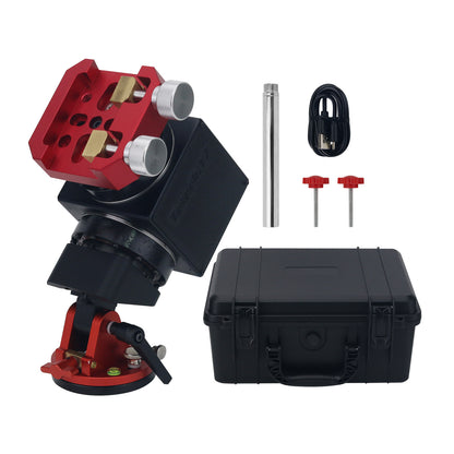 TeSeek Dual-axis 17 Harmonic Equatorial Mount 13.5KG Load Capacity with Metal Shell and Electromagnetic Brake