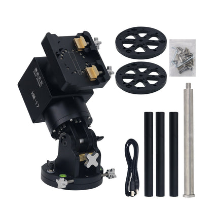 TeSeek HM-17PE Harmonic Equatorial Mount EQ Mount with 18KG Load Capacity or with Pier Extension