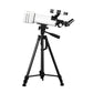 TeSeek 40070 Astronomical Telescope 70mm Aperture 16X-40X Magnification Finderscope with 1.5X/3X Barlow Lens