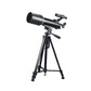 TeSeek 40070 Astronomical Telescope 70mm Aperture 16X-40X Magnification Finderscope with 1.5X/3X Barlow Lens