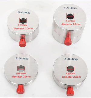 TeSeek 1KG/2KG/3KG/5KG High Quality 304 Stainless Steel Counterweight Equatorial Balance Weight for 20mm Counterweight Rod